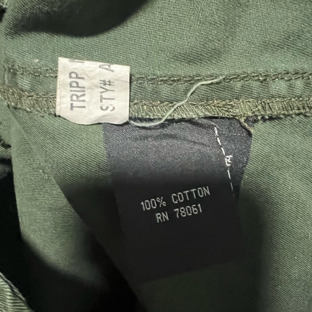 Tripp NYC Green Military Utility Jacket, Unisex - Picture 5 of 6